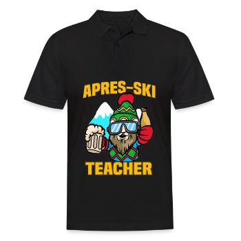 APRES-SKI TEACHER Moniteur de ski Moniteur De Ski Apres Apres Ski - Polo Homme - noir - Devant - Kai (181cm)
