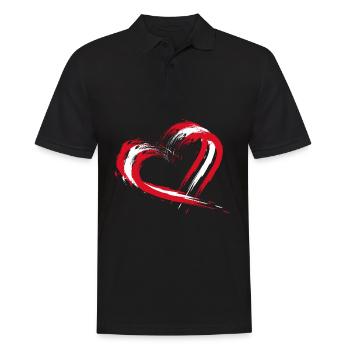 Peru - Männer Poloshirt - Schwarz - Vorne - Kai (181cm)