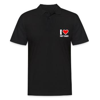 I love hot dads - Polo Homme - noir - Devant - Kai (181cm)