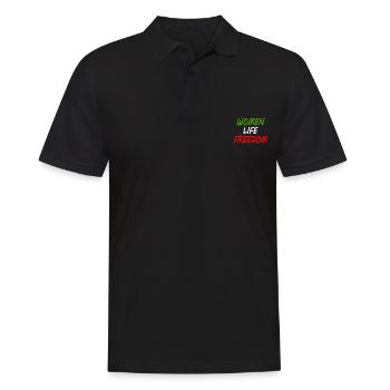Women life freedom - Polo Homme - noir - Devant - Kai (181cm)