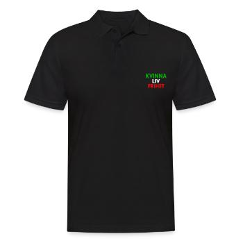 LIBERTÉ DE VIE DE LA FEMME - Polo Homme - noir - Devant - Kai (181cm)