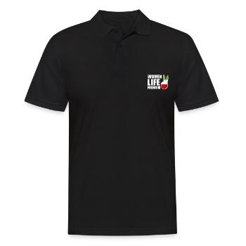 Women life freedom - Polo Homme - noir - Devant - Kai (181cm)