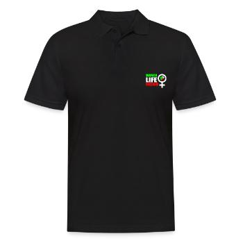 Women life freedom - Polo Homme - noir - Devant - Kai (181cm)