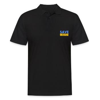Save ukraine - Men's Polo Shirt - black - Front - Kai (181cm)
