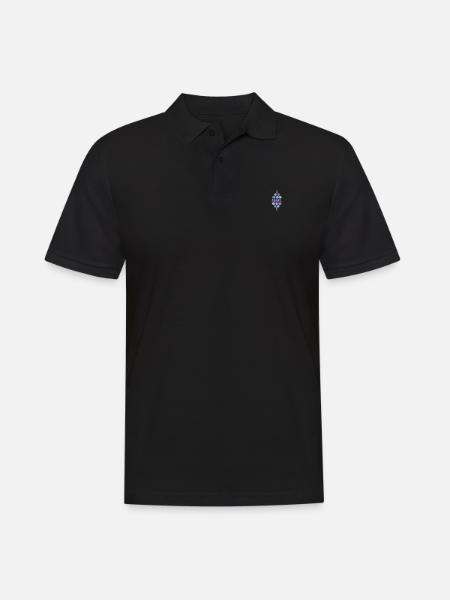 First name Asael - Men's Polo Shirt - black
