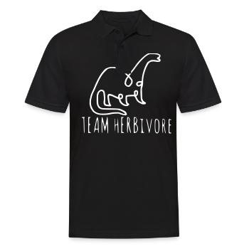 Équipe Herbivore2w - Polo Homme - noir - Devant - Kai (181cm)