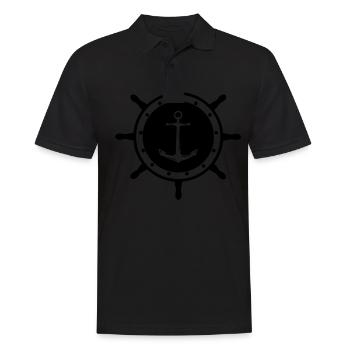 ancre de barre 1 - Polo Homme - noir - Devant - Kai (181cm)