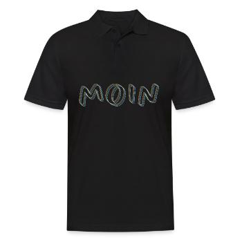 moin - Männer Poloshirt - Schwarz - Vorne - Kai (181cm)