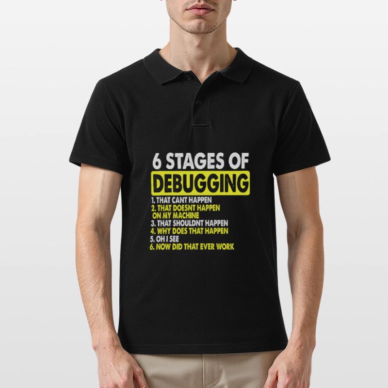 Debugging Informatik Männer Poloshirt