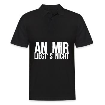 A Moi n’est pas un cadeau - Polo Homme - noir - Devant - Kai (181cm)