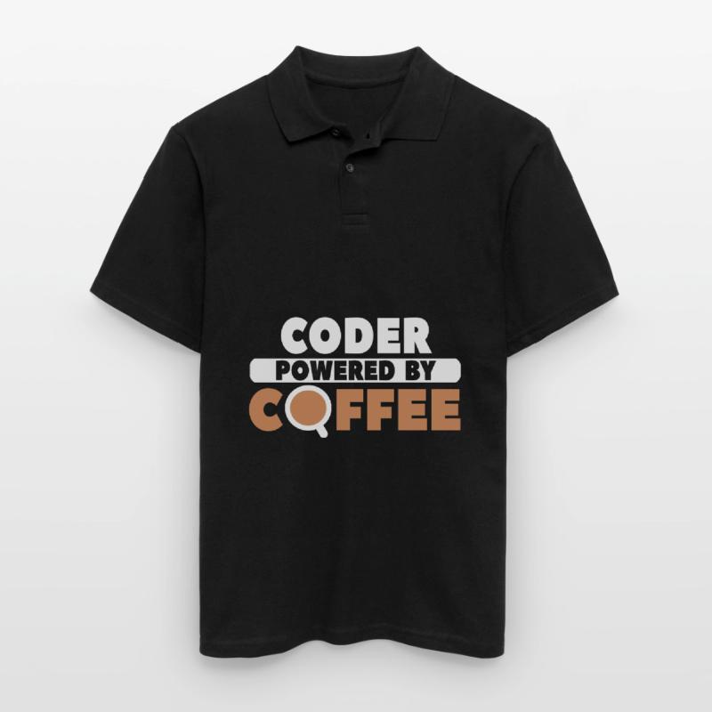 Coder Coffee Männer Poloshirt
