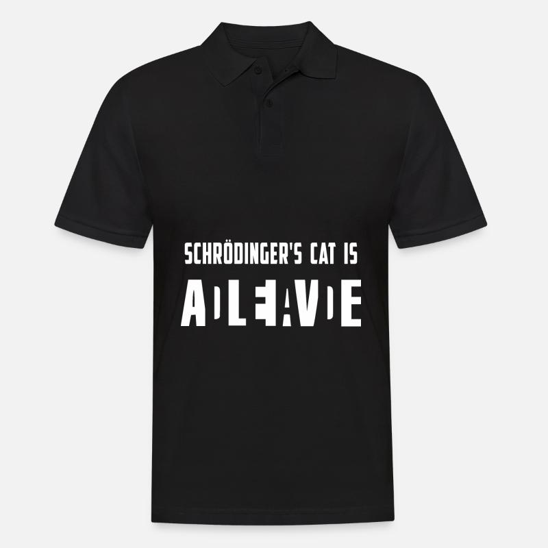 Physiker - Männer Poloshirt - Schwarz