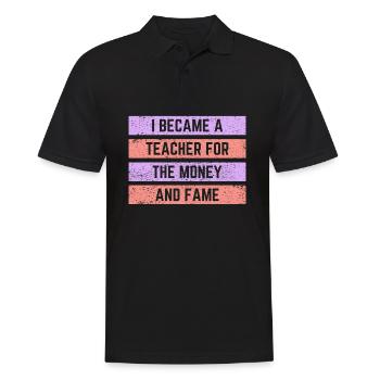 professeur - Polo Homme - noir - Devant - Kai (181cm)