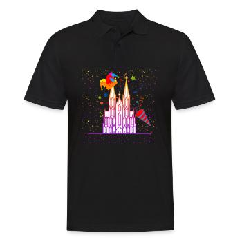 Carnaval de Cologne - Polo Homme - noir - Devant - Kai (181cm)