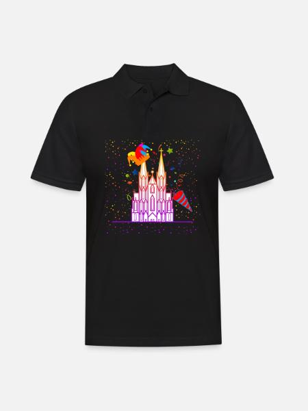 Köln Karneval - Männer Poloshirt - Schwarz