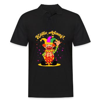 Karneval Köln - Männer Poloshirt - Schwarz - Vorne - Kai (181cm)