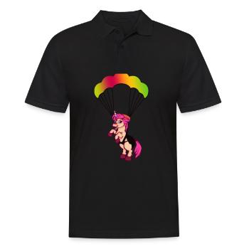 Voler en parapente - Polo Homme - noir - Devant - Kai (181cm)