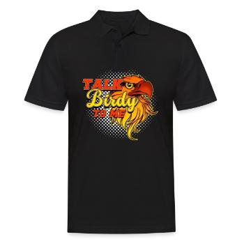 Bird Watching, Bird Watching Gift - Men's Polo Shirt - black - Front - Kai (181cm)