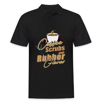 infirmière - Polo Homme - noir - Devant - Kai (181cm)
