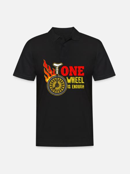 monocycle - Polo Homme - noir
