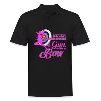 tir à l'arc - Polo Homme - noir - Devant - Kai (181cm)