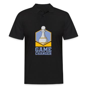 Chess, Chess Chess, Chess Checkmate - Men's Polo Shirt - black - Front - Kai (181cm)