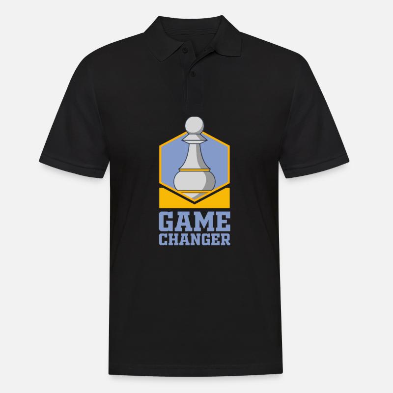 Chess, Chess Chess, Chess Checkmate - Men's Polo Shirt - black