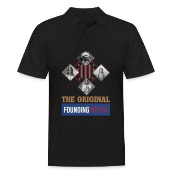 Columbus day, Columbus day indigenous, Columbus - Männer Poloshirt - Schwarz - Vorne - Kai (181cm)