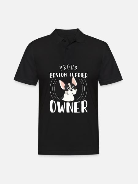 Boston Terriers, Boston Terriers, Boston Terriers - Poloskjorte for menn - svart