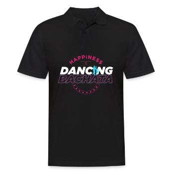 Bachata, bachata bachata bday, dance - Men's Polo Shirt - black - Front - Kai (181cm)