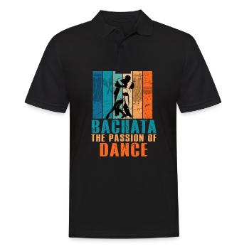 Bachata, Bachata music, Dominican - Men's Polo Shirt - black - Front - Kai (181cm)