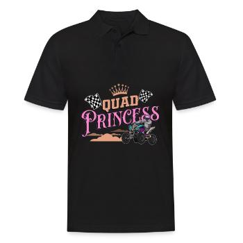 Quad, Quad Quad Schmutz, atv - Männer Poloshirt - Schwarz - Vorne - Kai (181cm)