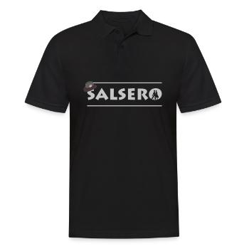Salsa, Salsa tanzen, puerto rico - Männer Poloshirt - Schwarz - Vorne - Kai (181cm)