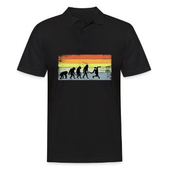 Frisbee Golf, Frisbee Golf Disc Golf , frolf - Männer Poloshirt - Schwarz - Vorne - Kai (181cm)
