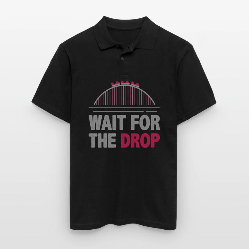Roller coaster, roller coaster forces G, roller coaster park Polo Homme