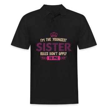 Frères et sœurs, frères et sœurs, sœurs, aîné - Polo Homme - noir - Devant - Kai (181cm)