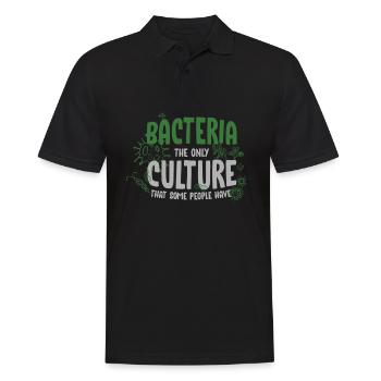 Biology, Biology Chemistry, Genetics, - Men's Polo Shirt - black - Front - Kai (181cm)