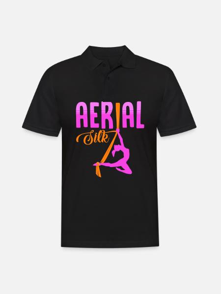Aerialer Dance, Aerialer Dance Air, Dancers, - Men's Polo Shirt - black