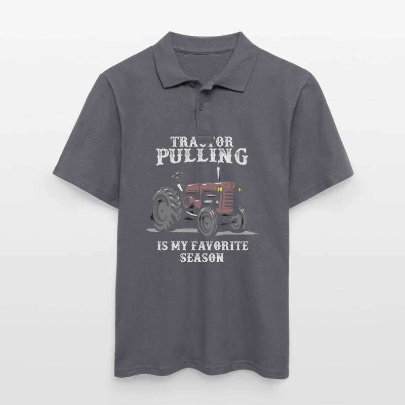 tractor pulling, tractor pulling Traktor, pulling, Männer Poloshirt