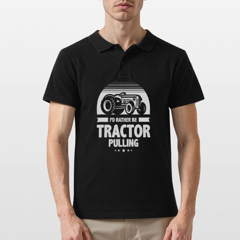 tractor pulling, tractor pulling tractors, Men's Polo Shirt