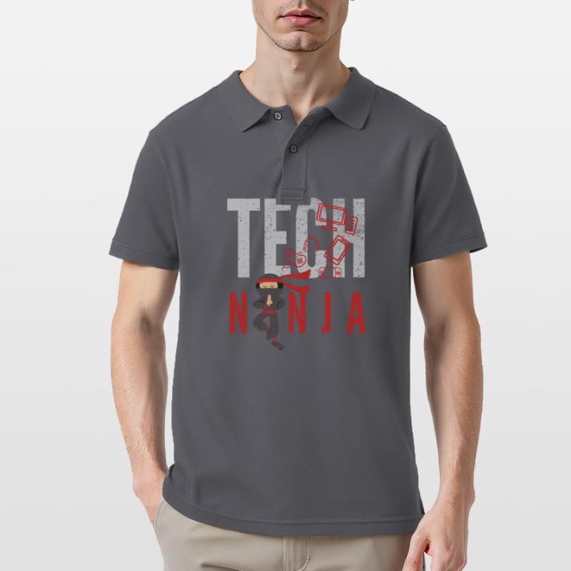 tech, tech analyst, programmer, Männer Poloshirt