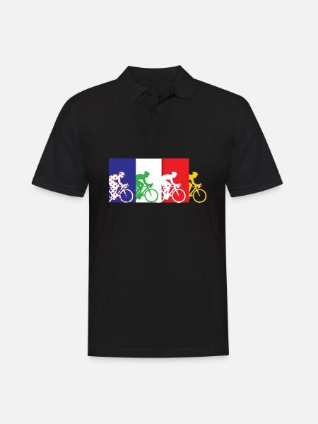 tour Frankrig, tour France Tour France 2021, - Herre poloshirt - sort