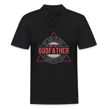 Godmother Godfather, Godmother Godfather reveal, - Men's Polo Shirt - black - Front - Kai (181cm)