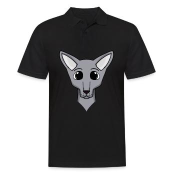 Sphynx Head Cat Propriétaire de chat - Polo Homme - noir - Devant - Kai (181cm)