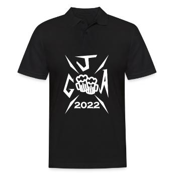 2022 Junggesellenabschied - Männer Poloshirt - Schwarz - Vorne - Kai (181cm)