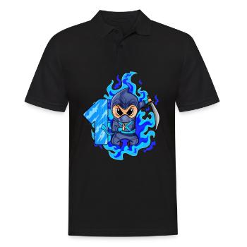 1. Geburtstag Junge 1 Jahre alt Ninja - Männer Poloshirt - Schwarz - Vorne - Kai (181cm)