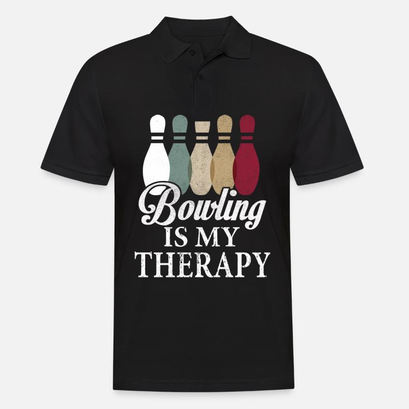 Bowling Bowling Bowling Bowling - Polo Homme - noir
