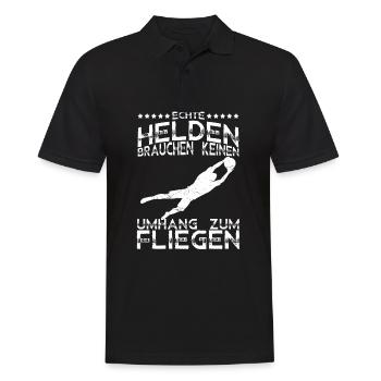 Torwart Shirt Fußball Handball Torhüter Torwart - Männer Poloshirt - Schwarz - Vorne - Kai (181cm)