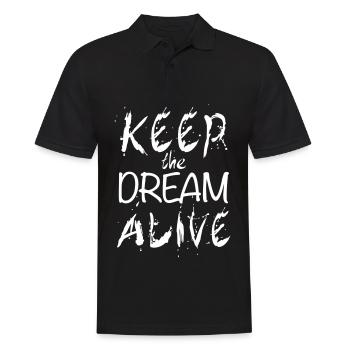 129 Keep the Dream Alive - Polo Homme - noir - Devant - Kai (181cm)