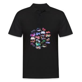 Conception de la plongée sous-marine en nudibranche - Polo Homme - noir - Devant - Kai (181cm)